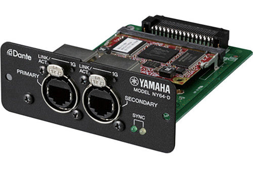 Yamaha NY64‑D Dante expansion card for TF mixers — Kenya