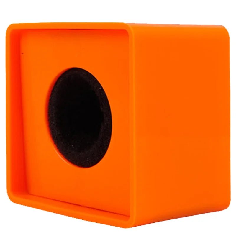 ABS Square Microphone Logo Flag Stand – Durable Cube Design for Interviews and KTV Use - ZAMAR AUDIO SOLUTIONS