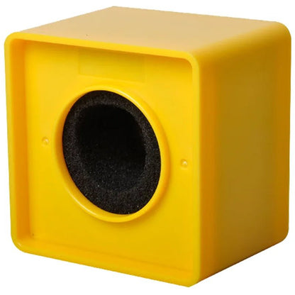 ABS Square Microphone Logo Flag Stand – Durable Cube Design for Interviews and KTV Use - ZAMAR AUDIO SOLUTIONS