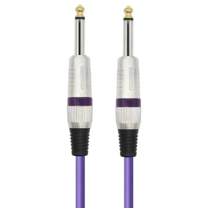 ack 6.5mm TS Guitar Cable Male To Male – 1/4 Inch Instrument Audio Cable, 6.5mm To 6.5mm Aux Cables for Electric Guitar, Mixer, AMP - ZAMAR AUDIO SOLUTIONS