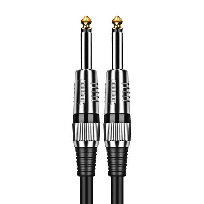 ack 6.5mm TS Guitar Cable Male To Male – 1/4 Inch Instrument Audio Cable, 6.5mm To 6.5mm Aux Cables for Electric Guitar, Mixer, AMP - ZAMAR AUDIO SOLUTIONS