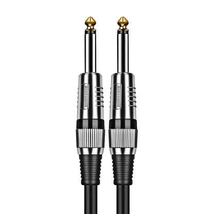 ack 6.5mm TS Guitar Cable Male To Male – 1/4 Inch Instrument Audio Cable, 6.5mm To 6.5mm Aux Cables for Electric Guitar, Mixer, AMP - ZAMAR AUDIO SOLUTIONS
