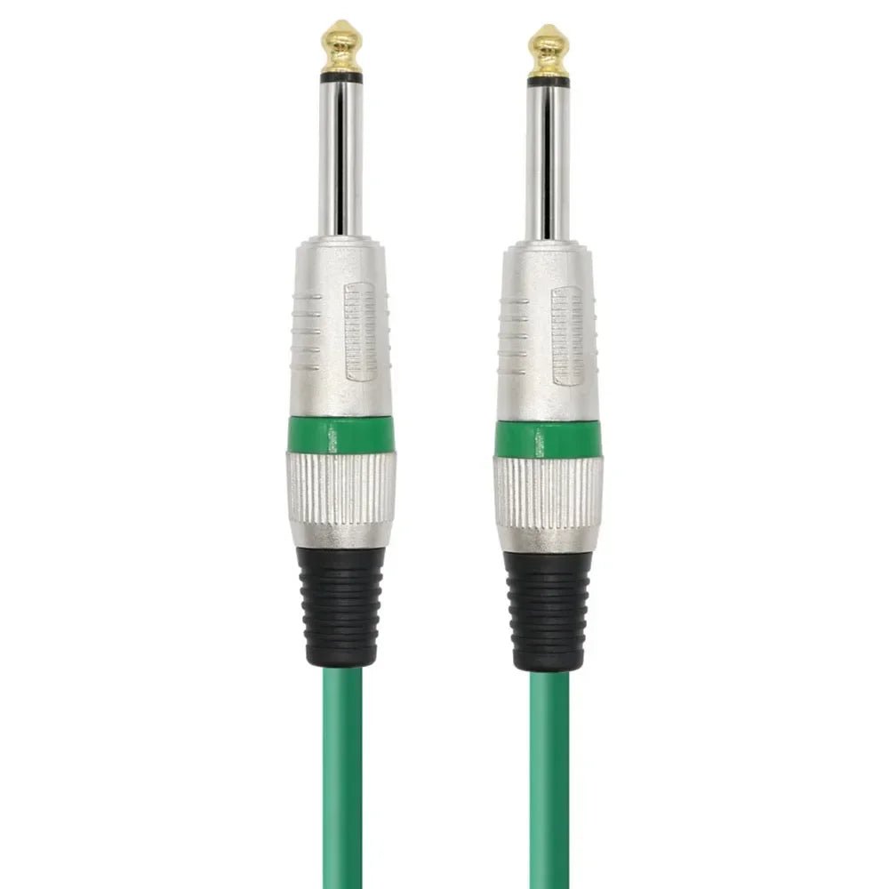 ack 6.5mm TS Guitar Cable Male To Male – 1/4 Inch Instrument Audio Cable, 6.5mm To 6.5mm Aux Cables for Electric Guitar, Mixer, AMP - ZAMAR AUDIO SOLUTIONS