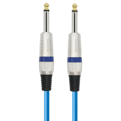 ack 6.5mm TS Guitar Cable Male To Male – 1/4 Inch Instrument Audio Cable, 6.5mm To 6.5mm Aux Cables for Electric Guitar, Mixer, AMP - ZAMAR AUDIO SOLUTIONS