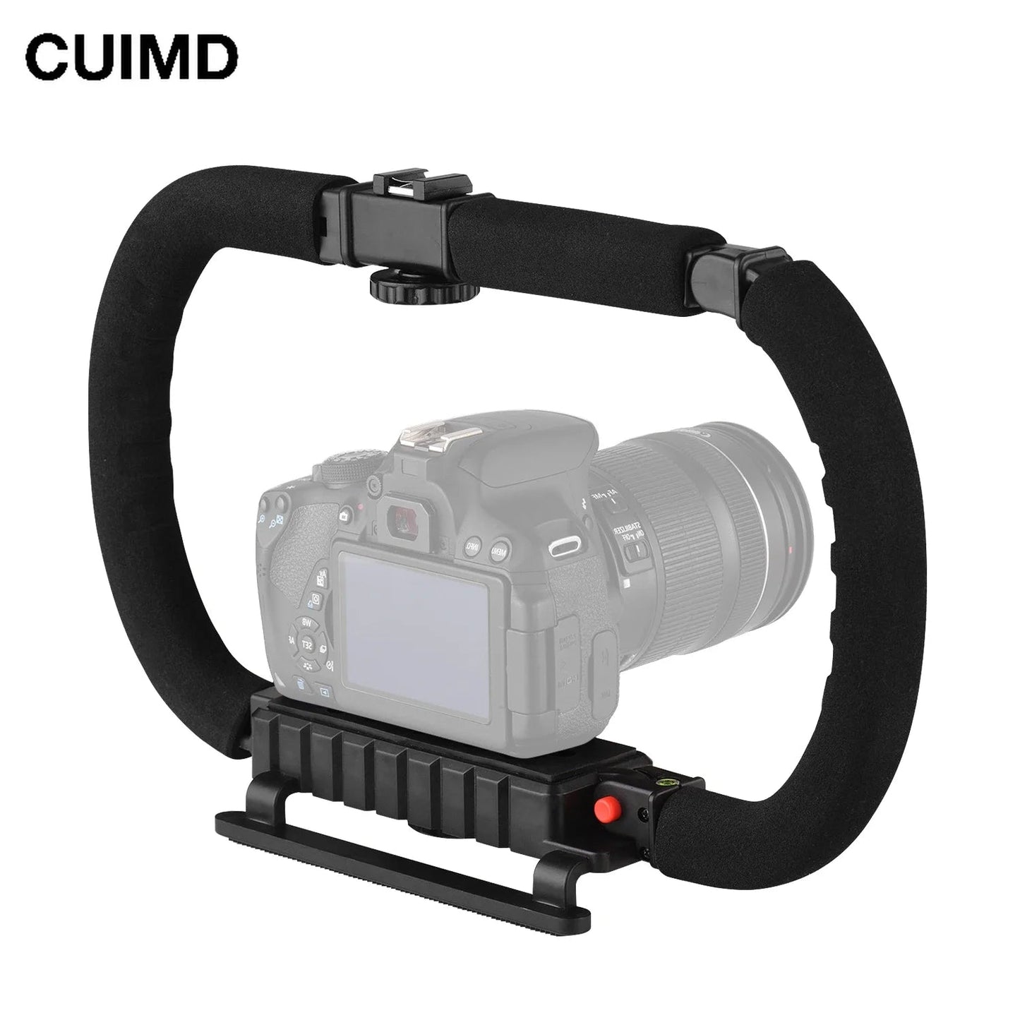 Action Stabilizer Grip Flash Bracket Holder – C - Shaped Handle for DSLR, Camcorder, Smartphones, Multi - Angle Filming, Professional Video Accessories - ZAMAR AUDIO SOLUTIONS