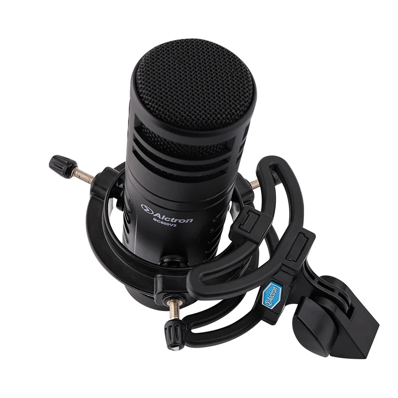 Alctron BC800V2 Professional Dynamic Broadcasting Microphone – Hyper - Cardioid Mic with Bass & Mid - Range Switches for Radio and Online Broadcasting - ZAMAR AUDIO SOLUTIONS