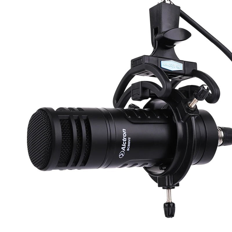 Alctron BC800V2 Professional Dynamic Broadcasting Microphone – Hyper-Cardioid Mic with Bass & Mid-Range Switches for Radio and Online Broadcasting - ZAMAR AUDIO SOLUTIONS