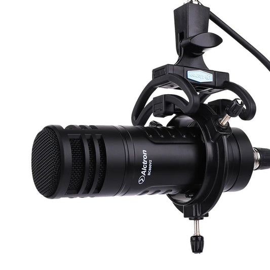 Alctron BC800V2 Professional Dynamic Broadcasting Microphone – Hyper-Cardioid Mic with Bass & Mid-Range Switches for Radio and Online Broadcasting - ZAMAR AUDIO SOLUTIONS