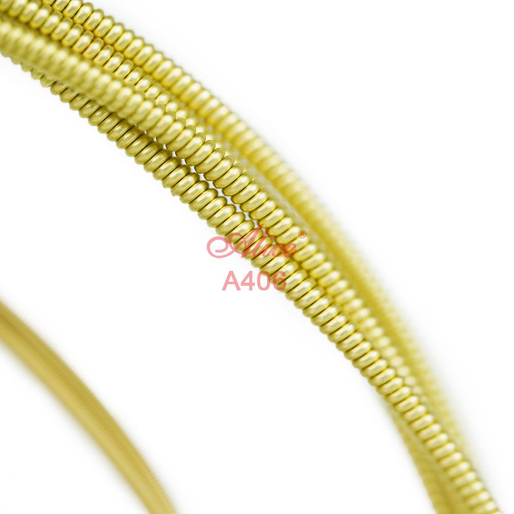 Alice A406 guitar strings Kenya — macro shot of bronze wound winding texture on multiple strings