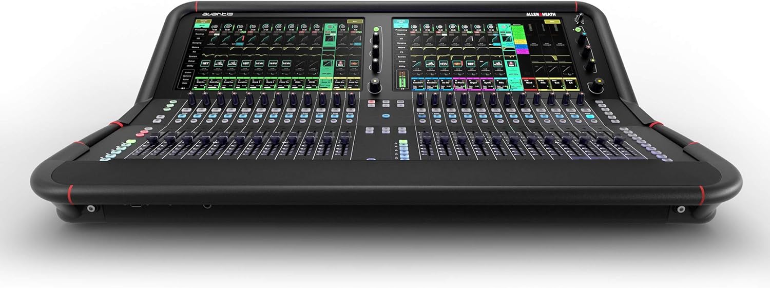 Allen & Heath Avantis 64‑Channel / 42‑Bus Digital Mixer — Dual Touchscreens, DEEP Processing & Dante Options - ZAMAR AUDIO SOLUTIONS