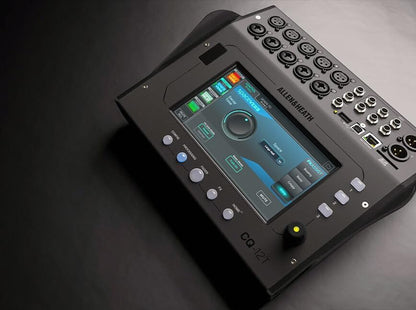 Allen & Heath CQ-12T digital mixer in use at a live event setup, available in Kenya