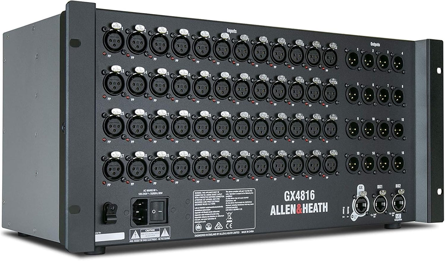 Allen & Heath GX4816 48×16 Portable GX Expander with DX Sockets — 96kHz Stage Box - ZAMAR AUDIO SOLUTIONS