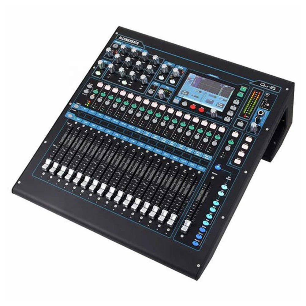 Allen & Heath Qu - 16 Digital Mixer – Professional - Grade Audio Mixer with Robust Metal Construction – Ideal for Studio & Live Performances - ZAMAR AUDIO SOLUTIONS