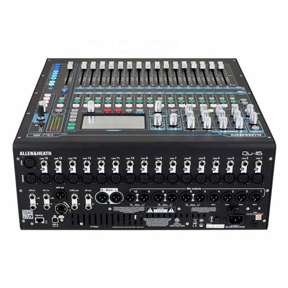 Allen & Heath Qu - 16 Digital Mixer – Professional - Grade Audio Mixer with Robust Metal Construction – Ideal for Studio & Live Performances - ZAMAR AUDIO SOLUTIONS