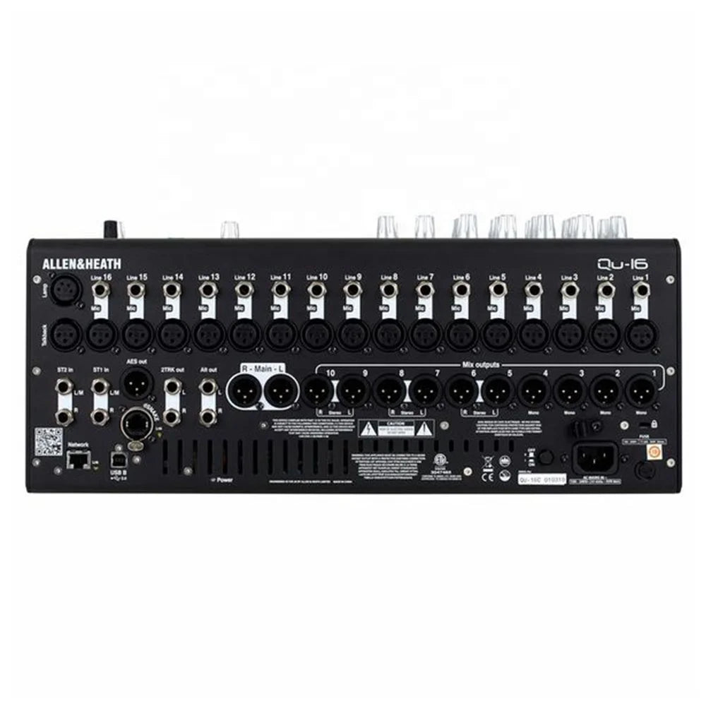 Allen & Heath Qu - 16 Digital Mixer – Professional - Grade Audio Mixer with Robust Metal Construction – Ideal for Studio & Live Performances - ZAMAR AUDIO SOLUTIONS