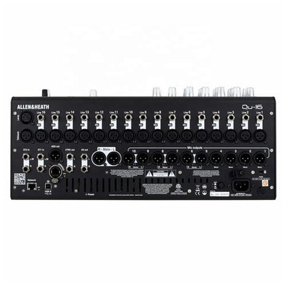 Allen & Heath Qu - 16 Digital Mixer – Professional - Grade Audio Mixer with Robust Metal Construction – Ideal for Studio & Live Performances - ZAMAR AUDIO SOLUTIONS