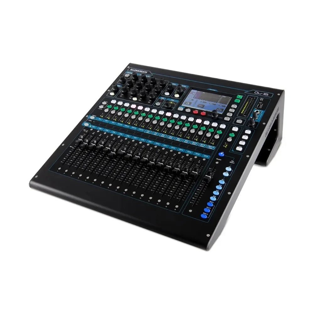 Allen & Heath Qu-16 Digital Mixer Recorder Kit – Includes Dust Cover & Decksaver - ZAMAR AUDIO SOLUTIONS