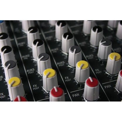 Allen & Heath ZED-16FX mixer Kenya — channel strip close-up showing 3-band EQ and gain controls