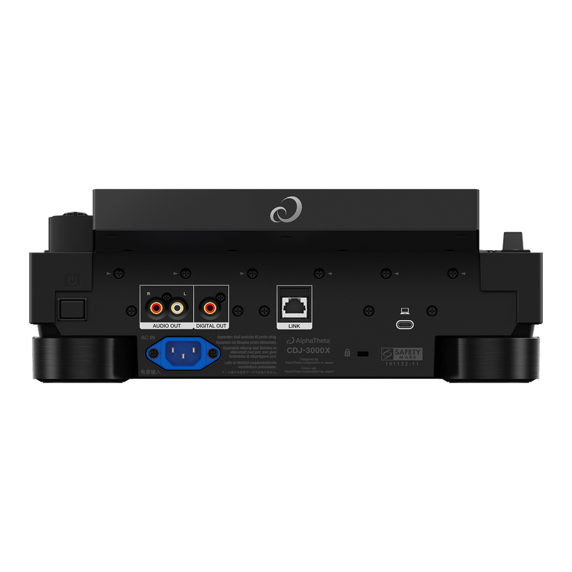 AlphaTheta CDJ-3000X pair high-resolution touch display close-up