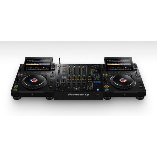 AlphaTheta CDJ-3000X pair dual unit setup for club and studio