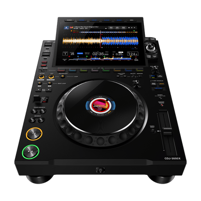 AlphaTheta CDJ-3000X pair high-resolution touch display close-up