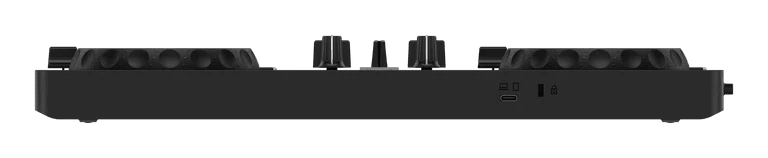 AlphaTheta DDJ-FLX2 DJ Controller rear panel inputs and outputs