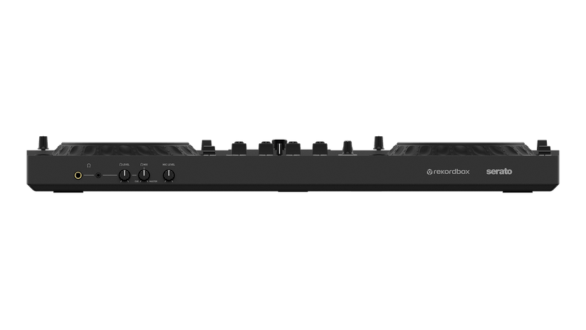 AlphaTheta DDJ-GRV6 DJ controller front view — 4-channel club-style layout