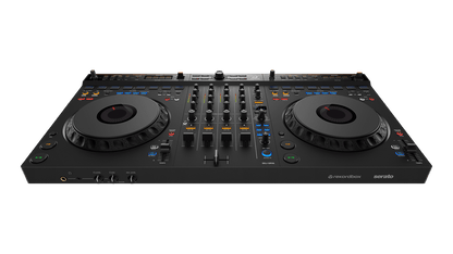 AlphaTheta DDJ-GRV6 DJ controller front view — 4-channel club-style layout