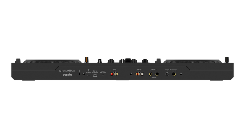 AlphaTheta DDJ-GRV6 DJ controller front view — 4-channel club-style layout