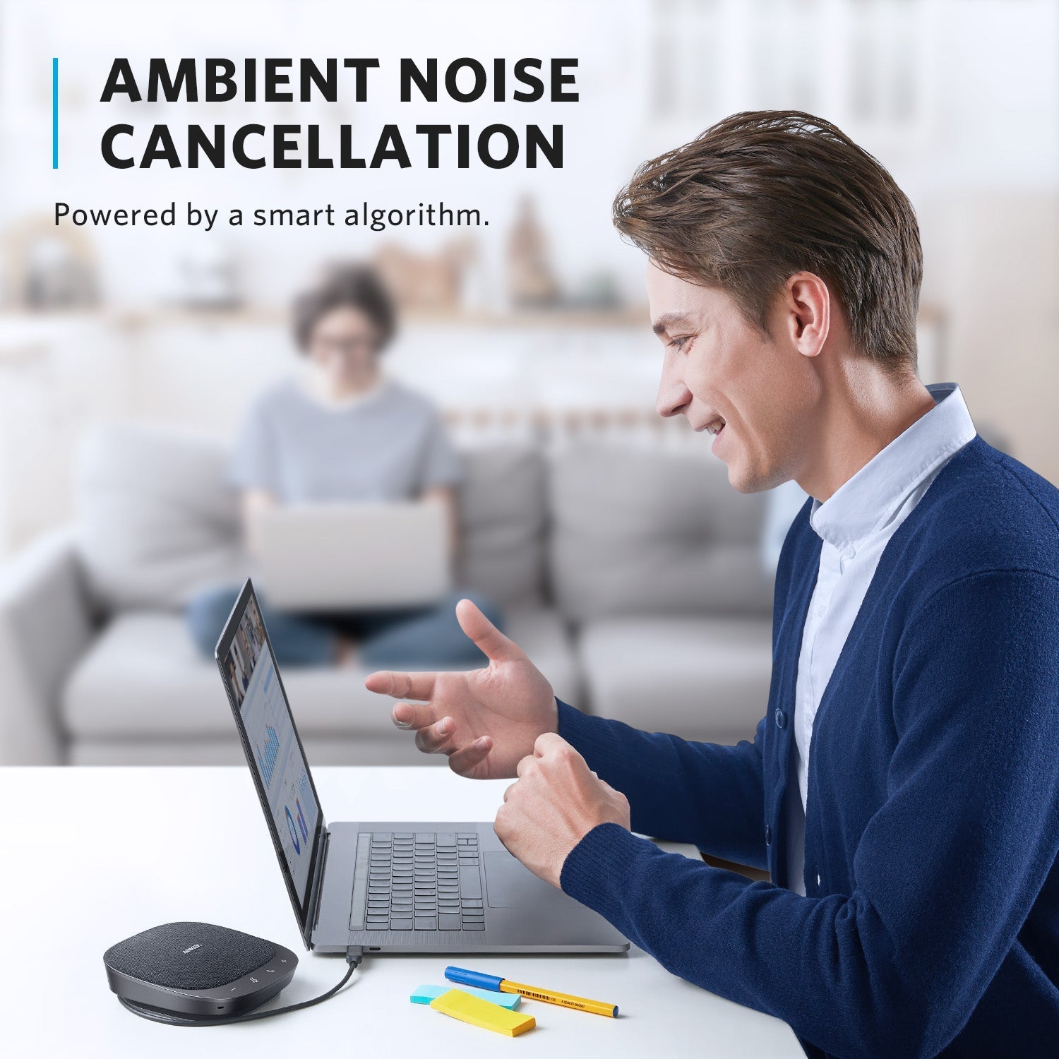 Anker PowerConf S330 — USB Speakerphone with AI Noise Reduction for Meetings & Calls, Nairobi Delivery - ZAMAR AUDIO SOLUTIONS
