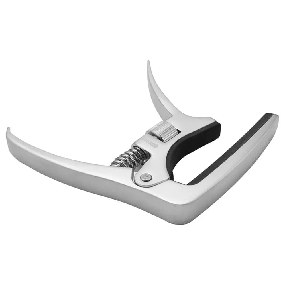 Aroma AC-30 Guitar Capo – Adjustable Pressure Tension Capo for Acoustic and Electric Guitars, High-Grade Metal, Silver - ZAMAR AUDIO SOLUTIONS