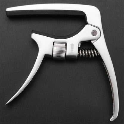 Aroma AC-30 Guitar Capo – Adjustable Pressure Tension Capo for Acoustic and Electric Guitars, High-Grade Metal, Silver - ZAMAR AUDIO SOLUTIONS