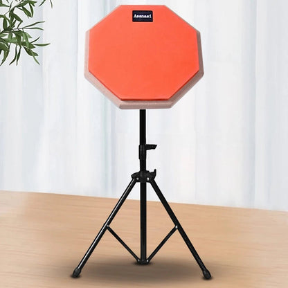Asanasi 8 Inch Silent Practice Drum Pad with Stand for Adults and Kids