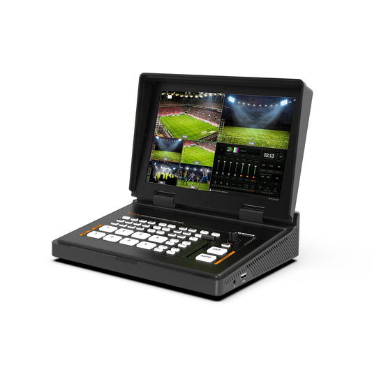 Avmatrix Shark H4 Plus 10.1 inch 4 Channel HDMI Streaming Video Switcher with RTMP/SRT stream & USB disk and SD card Record - ZAMAR AUDIO SOLUTIONS