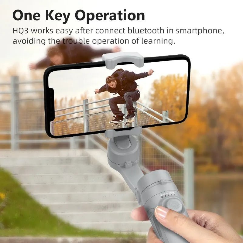 AXNEN HQ3 3-Axis Gimbal Stabilizer – Handheld Smartphone Stabilizer for Smooth Video Recording, Vlogging, TikTok, and More - ZAMAR AUDIO SOLUTIONS
