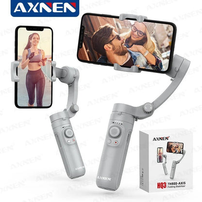 AXNEN HQ3 3-Axis Gimbal Stabilizer – Handheld Smartphone Stabilizer for Smooth Video Recording, Vlogging, TikTok, and More - ZAMAR AUDIO SOLUTIONS
