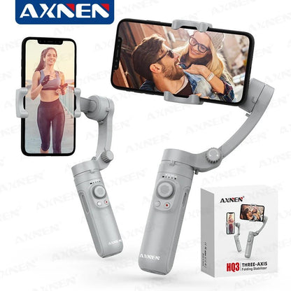 AXNEN HQ3 3 - Axis Gimbal Stabilizer – Handheld Smartphone Stabilizer for Smooth Video Recording, Vlogging, TikTok, and More - ZAMAR AUDIO SOLUTIONS