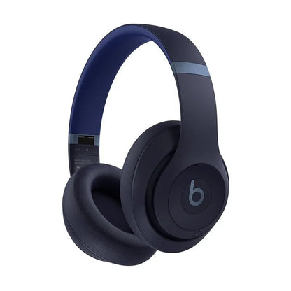 Beats Studio Pro Kenya wireless headphones in navy blue colorway, 3/4 angle view on white background