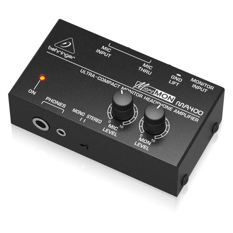 BEHRINGER MA400 Ultra-Compact Monitor Headphone Amplifier – Personal Mixer for Studio and Stage Applications - ZAMAR AUDIO SOLUTIONS
