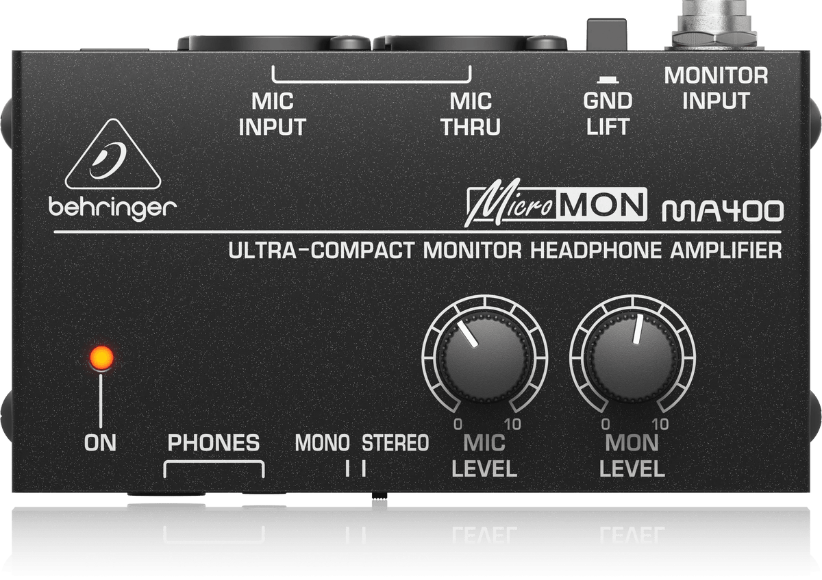 BEHRINGER MA400 Ultra-Compact Monitor Headphone Amplifier – Personal Mixer for Studio and Stage Applications - ZAMAR AUDIO SOLUTIONS