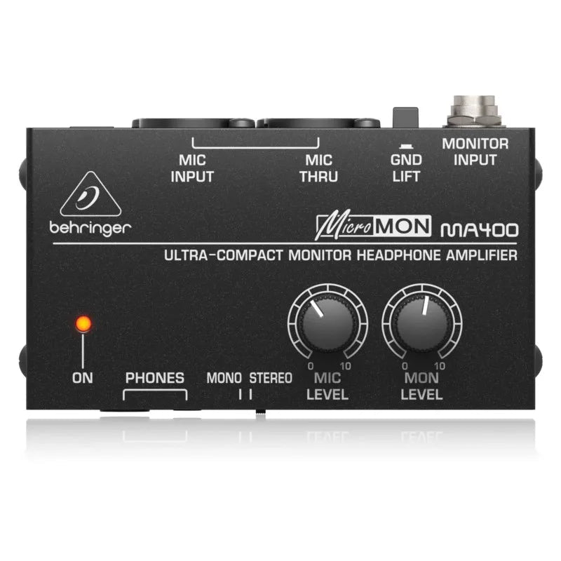 BEHRINGER MA400 Ultra-Compact Monitor Headphone Amplifier – Personal Mixer for Studio and Stage Applications - ZAMAR AUDIO SOLUTIONS