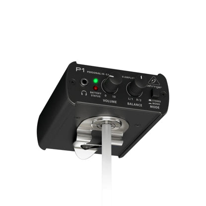BEHRINGER P1 Personal In-Ear Monitor Amplifier – Portable Belt-Pack with Dual XLR Inputs, Stereo/Mono Operation - ZAMAR AUDIO SOLUTIONS