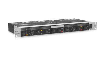 Behringer CX2310 active crossover Kenya front panel showing stereo 2-way mono 3-way controls