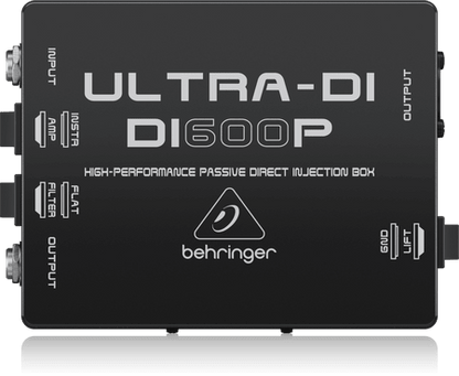 Behringer ULTRA‑DI DI600P — 1‑Channel Passive DI Box, Nairobi Delivery - ZAMAR AUDIO SOLUTIONS