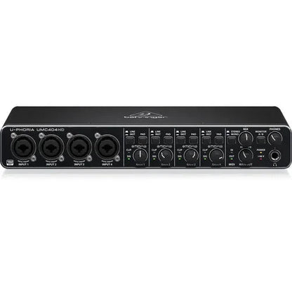 Behringer UMC404HD 4x4 Desktop USB Audio Interface Sound Card – Electric Guitar Live Recording, External Sound Card - ZAMAR AUDIO SOLUTIONS
