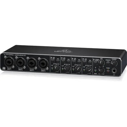 Behringer UMC404HD 4x4 Desktop USB Audio Interface Sound Card – Electric Guitar Live Recording, External Sound Card - ZAMAR AUDIO SOLUTIONS