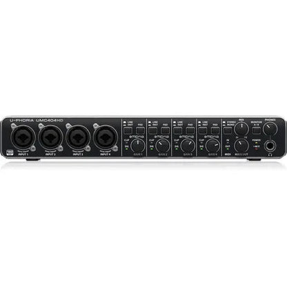 Behringer UMC404HD 4x4 Desktop USB Audio Interface Sound Card – Electric Guitar Live Recording, External Sound Card - ZAMAR AUDIO SOLUTIONS