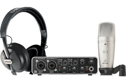 Behringer U-Phoria Studio Pro USB audio interface front view