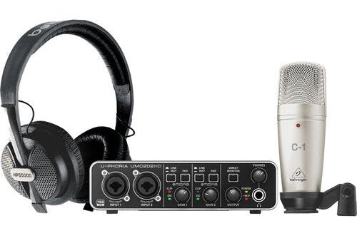 Behringer U-Phoria Studio Pro USB audio interface front view