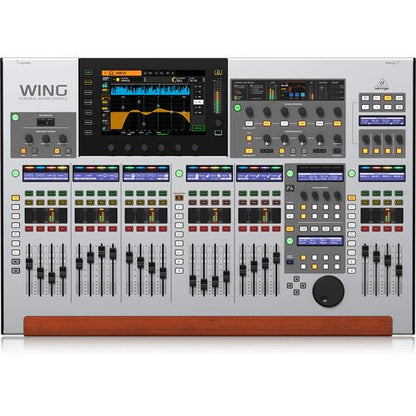 Behringer WING digital mixer touchscreen control interface detail